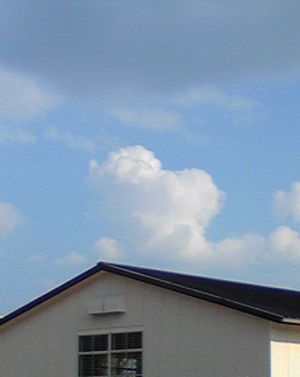 2009年9月のハート型の雲